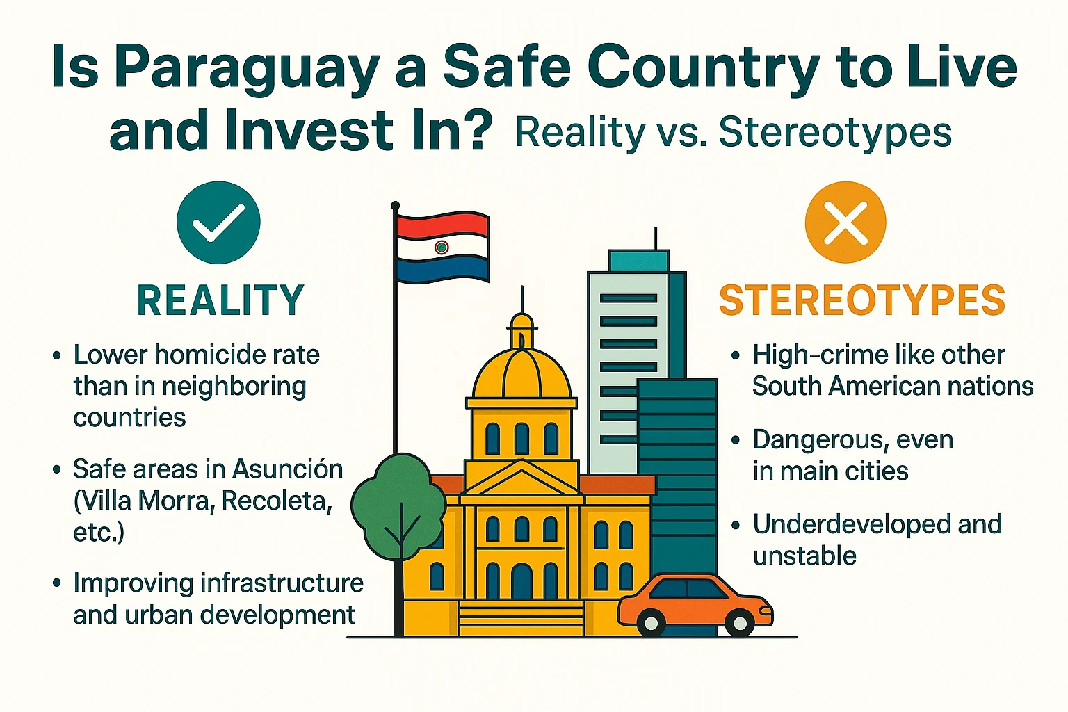 Is Paraguay a Safe Country to Live and Invest In? Reality vs. Stereotypes