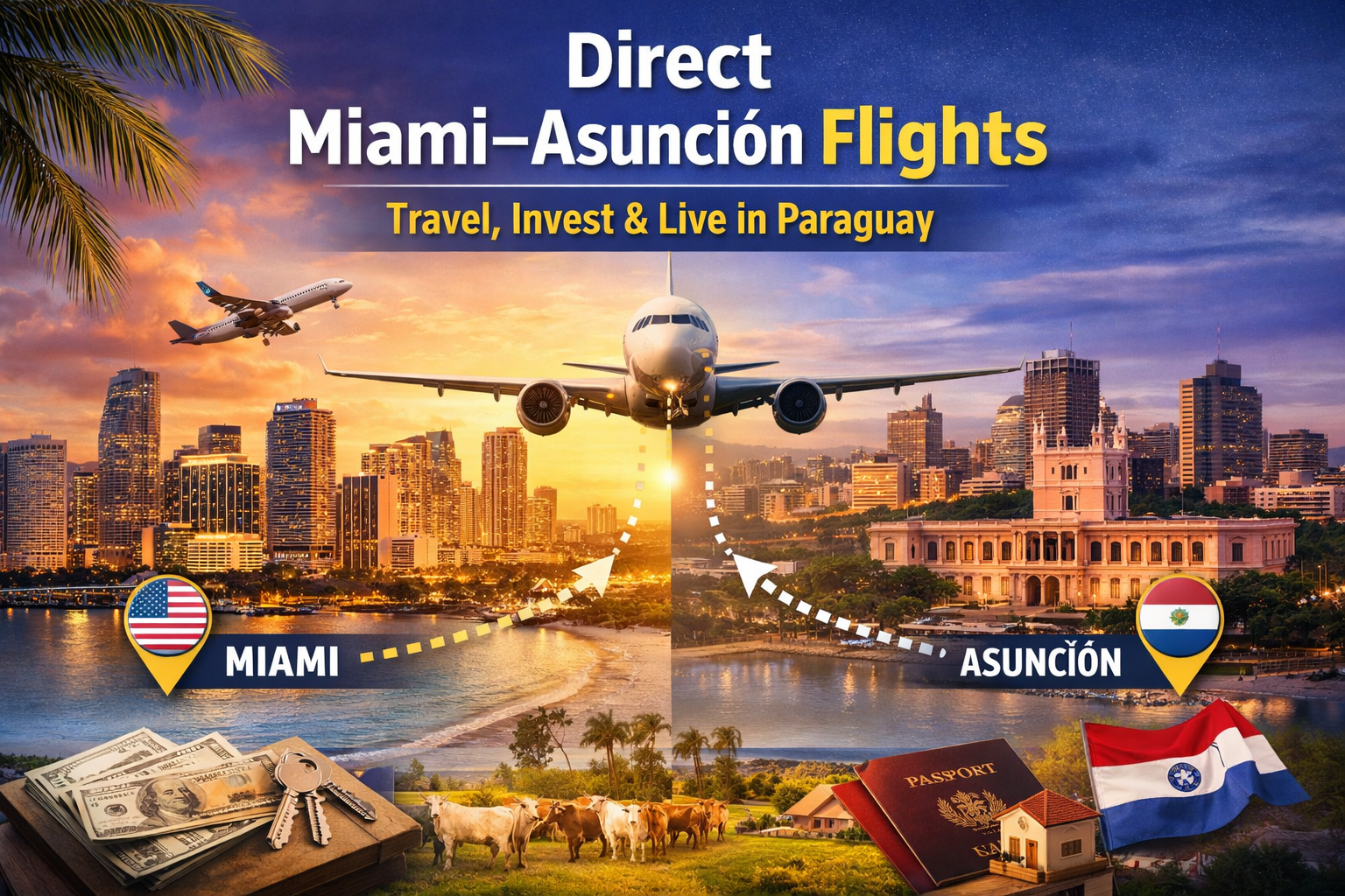 Direct Asunción–Miami Flights – Why This Is a Game Changer for Americans Looking at Paraguay