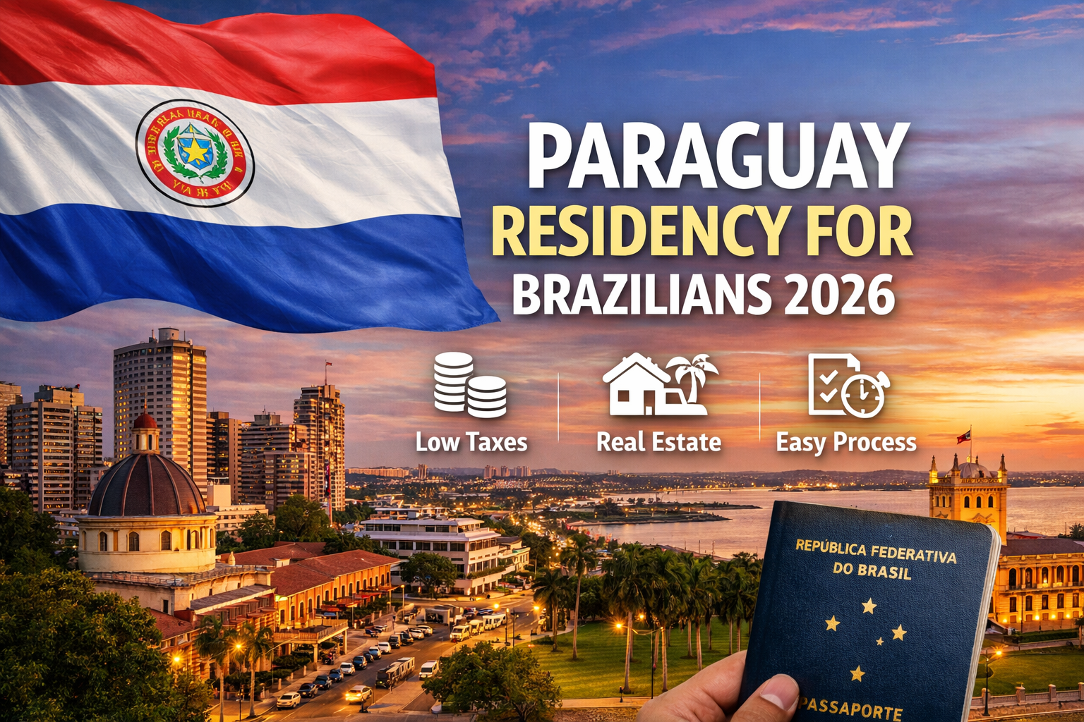 Paraguay Residency for Brazilians (2026) – Taxes, Cost & Complete Guide