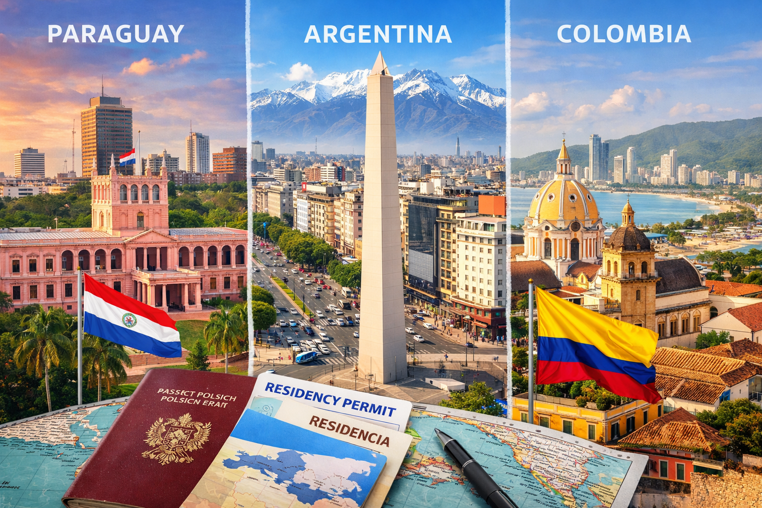 South America Residency Comparison: Why Paraguay, Argentina, and Colombia Are Top Choices in 2025